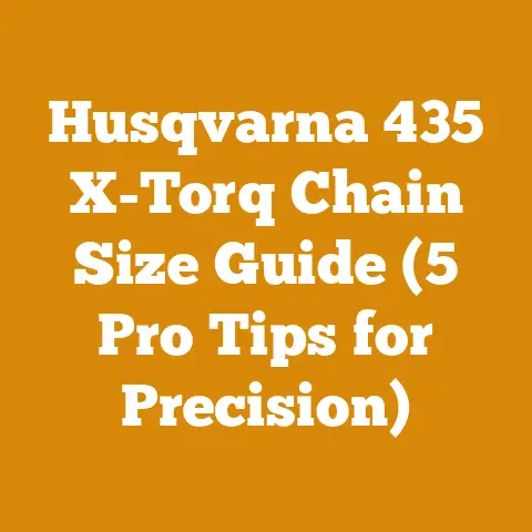 Husqvarna 435 X-Torq Chain Size Guide (5 Pro Tips for Precision)