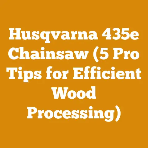 Husqvarna 435e Chainsaw (5 Pro Tips for Efficient Wood Processing)