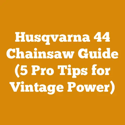 Husqvarna 44 Chainsaw Guide (5 Pro Tips for Vintage Power)