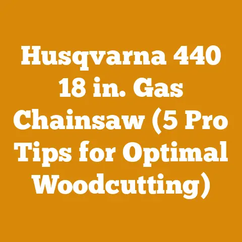 Husqvarna 440 18 in. Gas Chainsaw (5 Pro Tips for Optimal Woodcutting)