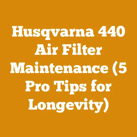 Husqvarna 440 Air Filter Maintenance (5 Pro Tips for Longevity)