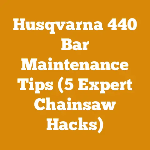 Husqvarna 440 Bar Maintenance Tips (5 Expert Chainsaw Hacks)