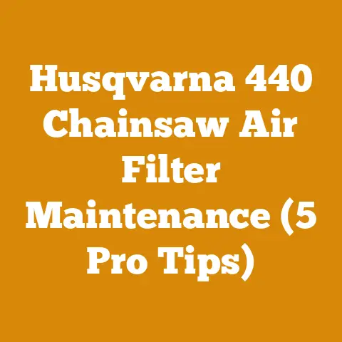 Husqvarna 440 Chainsaw Air Filter Maintenance (5 Pro Tips)