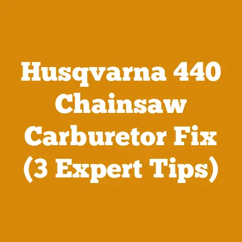 Husqvarna 440 Chainsaw Carburetor Fix (3 Expert Tips)