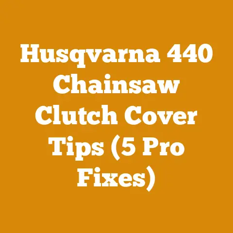 Husqvarna 440 Chainsaw Clutch Cover Tips (5 Pro Fixes)