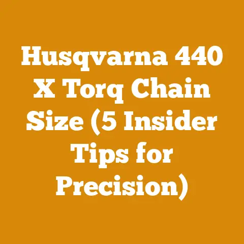 Husqvarna 440 X Torq Chain Size (5 Insider Tips for Precision)