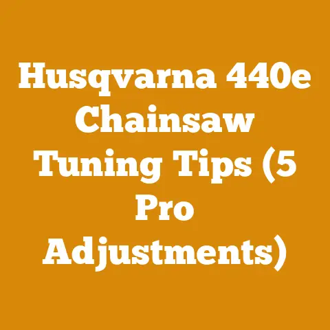 Husqvarna 440e Chainsaw Tuning Tips (5 Pro Adjustments)