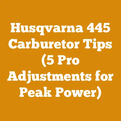 Husqvarna 445 Carburetor Tips (5 Pro Adjustments for Peak Power)