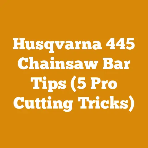 Husqvarna 445 Chainsaw Bar Tips (5 Pro Cutting Tricks)