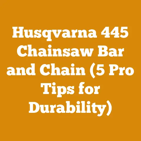 Husqvarna 445 Chainsaw Bar and Chain (5 Pro Tips for Durability)