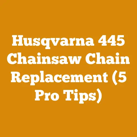 Husqvarna 445 Chainsaw Chain Replacement (5 Pro Tips)