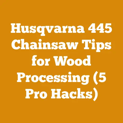 Husqvarna 445 Chainsaw Tips for Wood Processing (5 Pro Hacks)