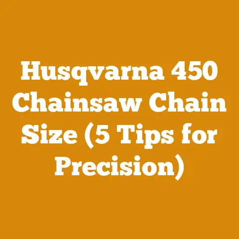 Husqvarna 450 Chainsaw Chain Size (5 Tips for Precision)