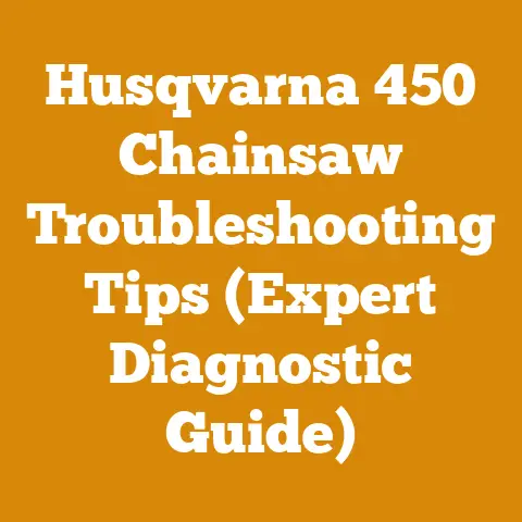 Husqvarna 450 Chainsaw Troubleshooting Tips (Expert Diagnostic Guide)