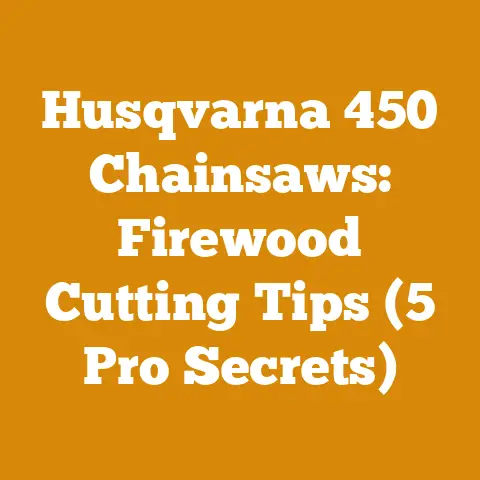 Husqvarna 450 Chainsaws: Firewood Cutting Tips (5 Pro Secrets)