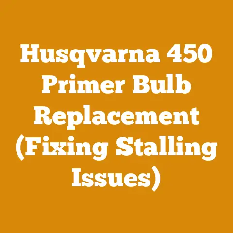 Husqvarna 450 Primer Bulb Replacement (Fixing Stalling Issues)