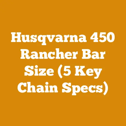 Husqvarna 450 Rancher Bar Size (5 Key Chain Specs)