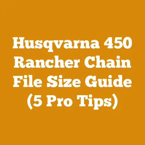 Husqvarna 450 Rancher Chain File Size Guide (5 Pro Tips)