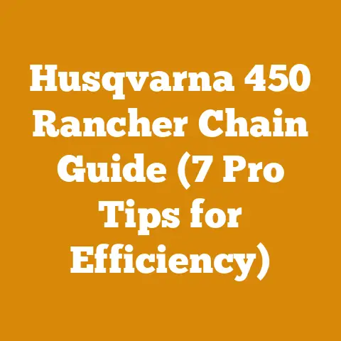 Husqvarna 450 Rancher Chain Guide (7 Pro Tips for Efficiency)