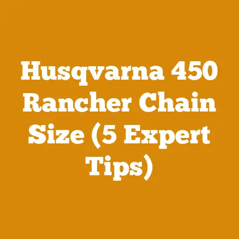 Husqvarna 450 Rancher Chain Size (5 Expert Tips)