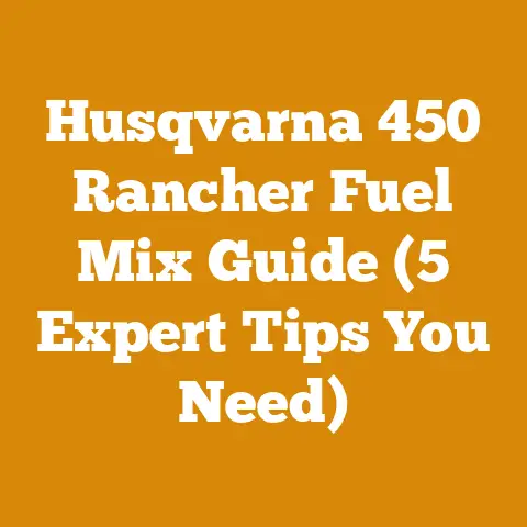 Husqvarna 450 Rancher Fuel Mix Guide (5 Expert Tips You Need)