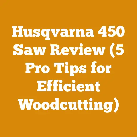 Husqvarna 450 Saw Review (5 Pro Tips for Efficient Woodcutting)