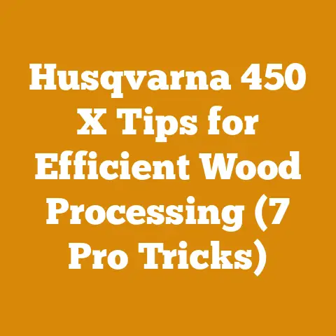 Husqvarna 450 X Tips for Efficient Wood Processing (7 Pro Tricks)