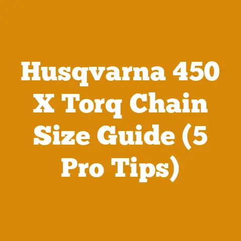 Husqvarna 450 X Torq Chain Size Guide (5 Pro Tips)