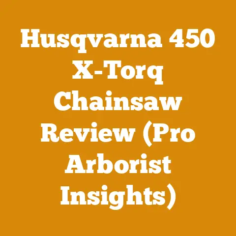 Husqvarna 450 X-Torq Chainsaw Review (Pro Arborist Insights)