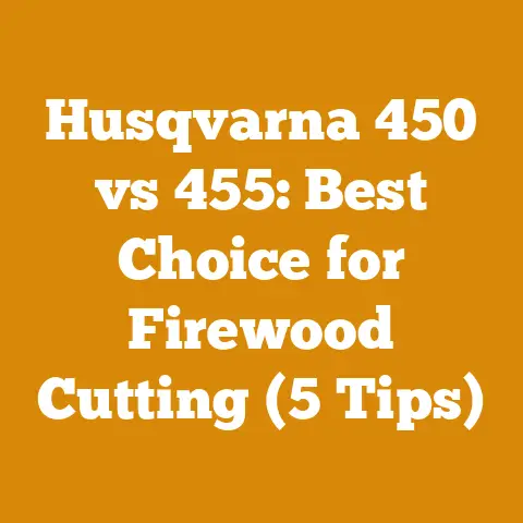 Husqvarna 450 vs 455: Best Choice for Firewood Cutting (5 Tips)