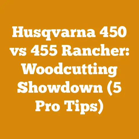 Husqvarna 450 vs 455 Rancher: Woodcutting Showdown (5 Pro Tips)