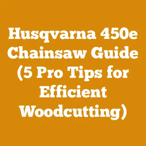 Husqvarna 450e Chainsaw Guide (5 Pro Tips for Efficient Woodcutting)