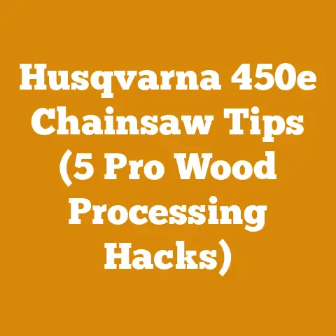 Husqvarna 450e Chainsaw Tips (5 Pro Wood Processing Hacks)