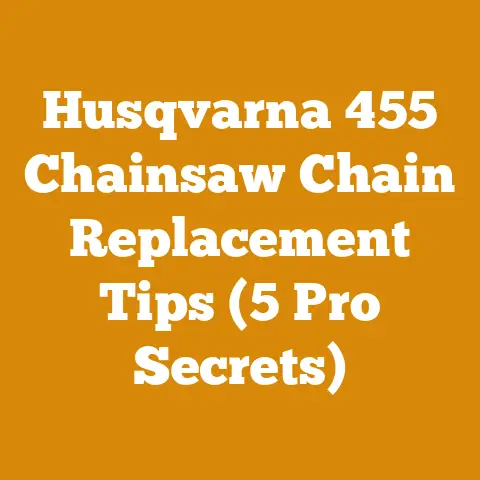 Husqvarna 455 Chainsaw Chain Replacement Tips (5 Pro Secrets)