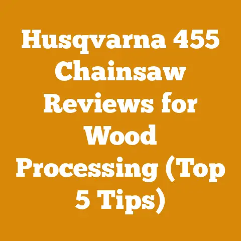 Husqvarna 455 Chainsaw Reviews for Wood Processing (Top 5 Tips)