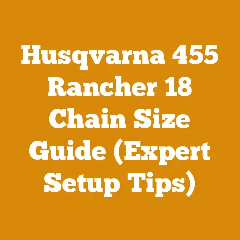 Husqvarna 455 Rancher 18 Chain Size Guide (Expert Setup Tips)