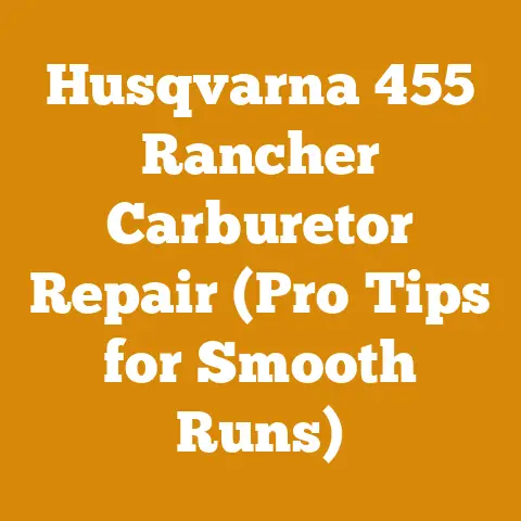 Husqvarna 455 Rancher Carburetor Repair (Pro Tips for Smooth Runs)