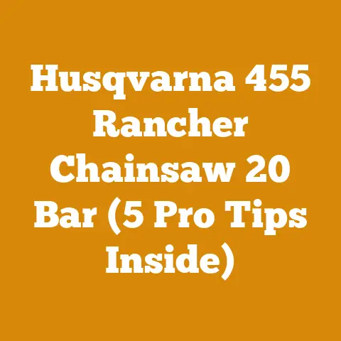 Husqvarna 455 Rancher Chainsaw 20 Bar (5 Pro Tips Inside)
