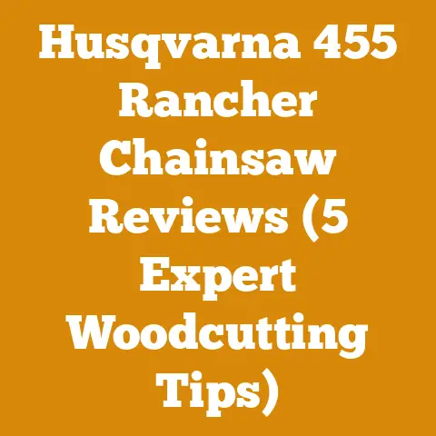 Husqvarna 455 Rancher Chainsaw Reviews (5 Expert Woodcutting Tips)
