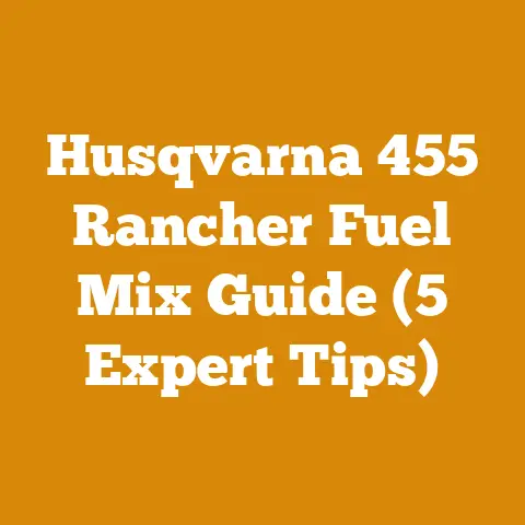 Husqvarna 455 Rancher Fuel Mix Guide (5 Expert Tips)