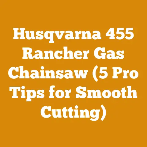 Husqvarna 455 Rancher Gas Chainsaw (5 Pro Tips for Smooth Cutting)