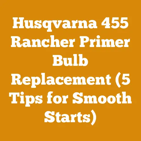 Husqvarna 455 Rancher Primer Bulb Replacement (5 Tips for Smooth Starts)