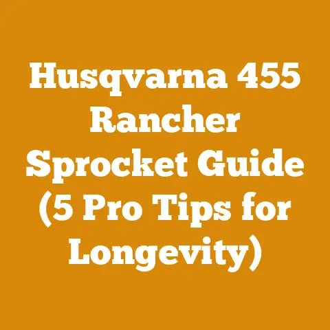 Husqvarna 455 Rancher Sprocket Guide (5 Pro Tips for Longevity)