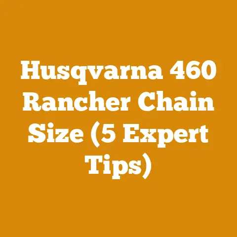 Husqvarna 460 Rancher Chain Size (5 Expert Tips)