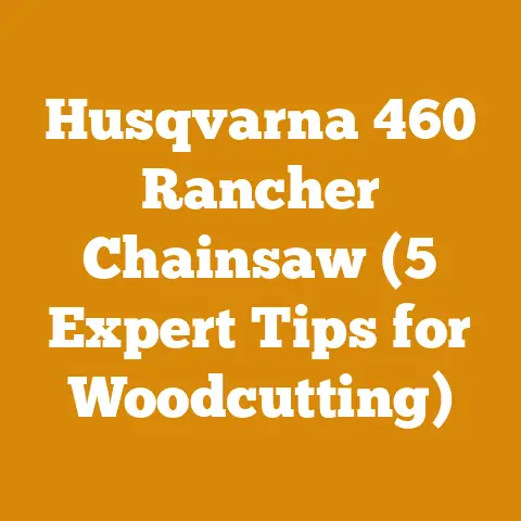 Husqvarna 460 Rancher Chainsaw (5 Expert Tips for Woodcutting)