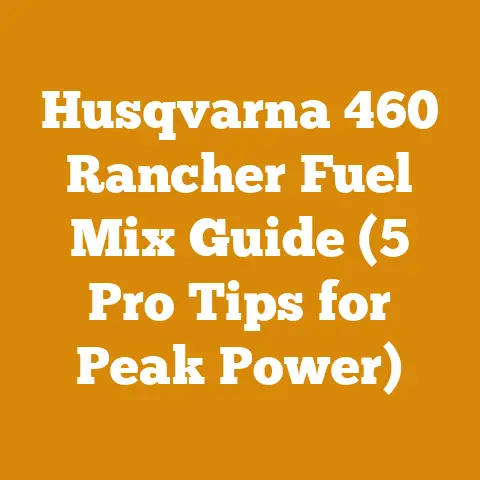 Husqvarna 460 Rancher Fuel Mix Guide (5 Pro Tips for Peak Power)