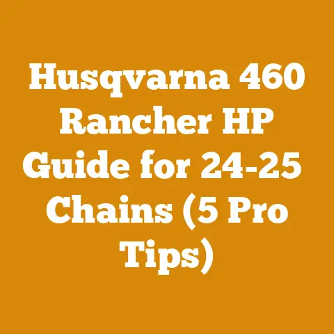 Husqvarna 460 Rancher HP Guide for 24-25″ Chains (5 Pro Tips)