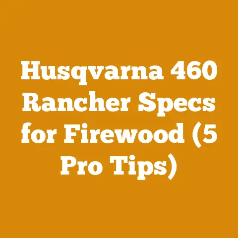 Husqvarna 460 Rancher Specs for Firewood (5 Pro Tips)