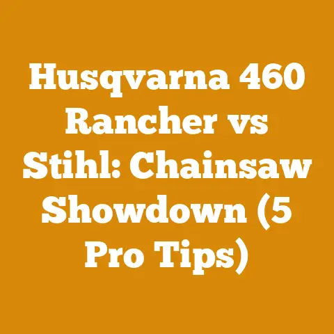 Husqvarna 460 Rancher vs Stihl: Chainsaw Showdown (5 Pro Tips)