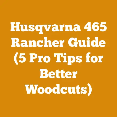 Husqvarna 465 Rancher Guide (5 Pro Tips for Better Woodcuts)